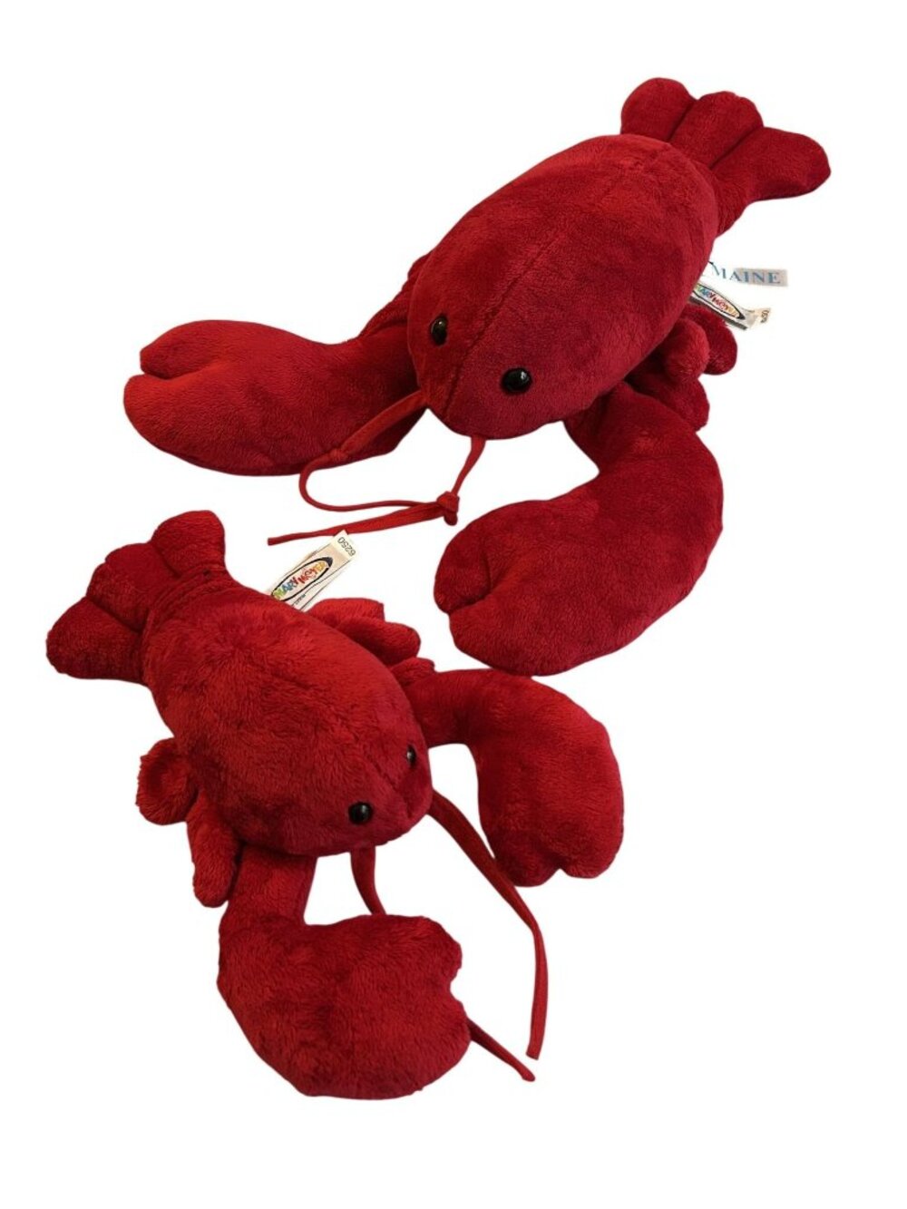 Lobbie Lobster Plush Set By Mary Meyer Maine Lobsters